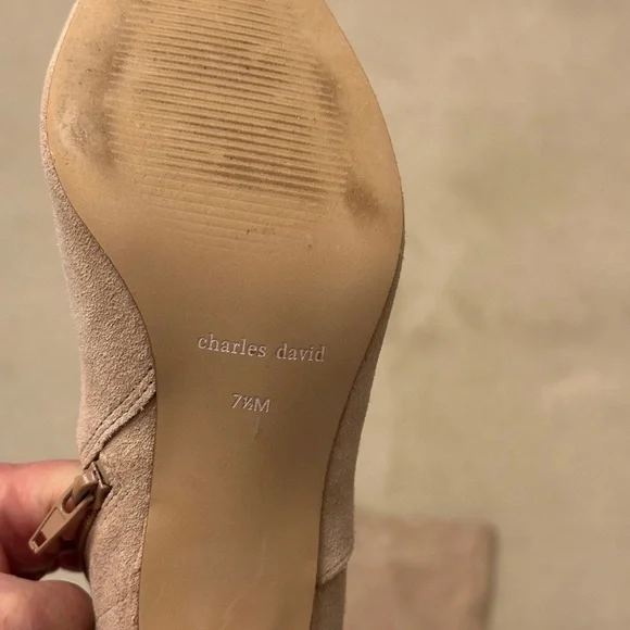 Charles David over the knee or knee high slouchy boots - Picture 3 of 5